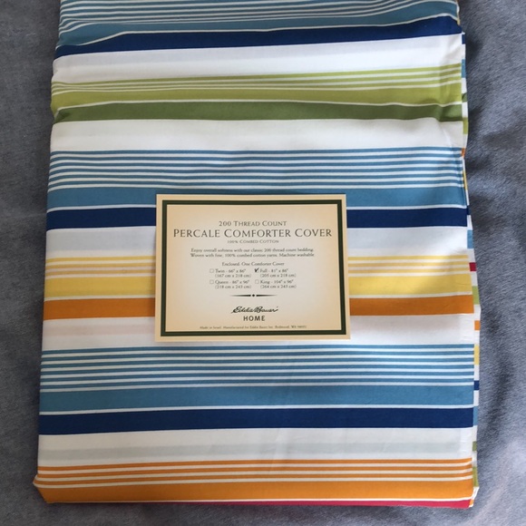 Eddie Bauer Home duvet cover Brand New, in the package. Full/Double size! - Picture 2 of 4